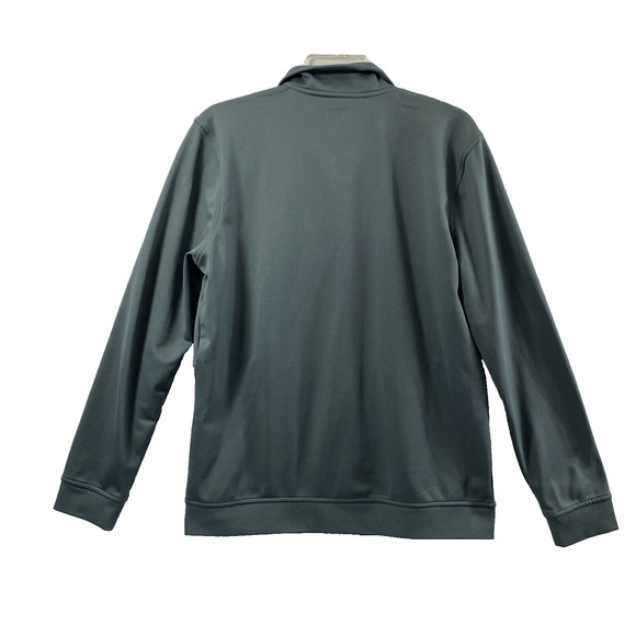 Under‎ Armour Jacket Mens Medium Gray Full Zip Lightweight Knit Pockets - Picture 2 of 12